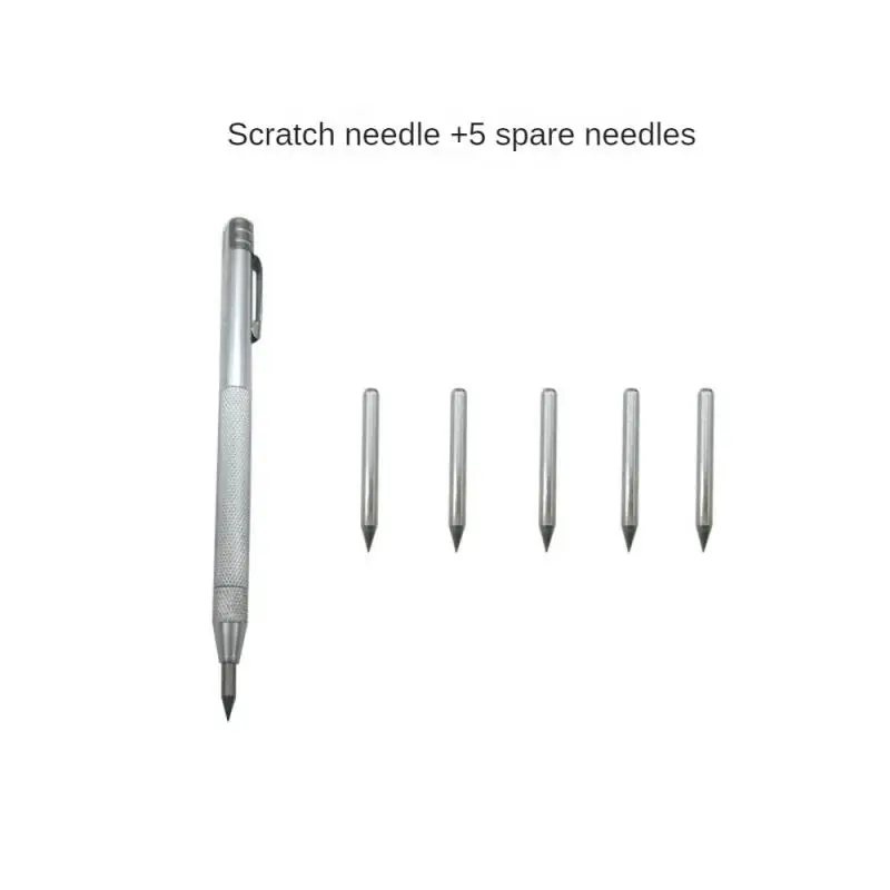 Metal Scriber Carbide Scribing Pen Scribe Tool Metal Marker Engineer Scriber AU - View #5