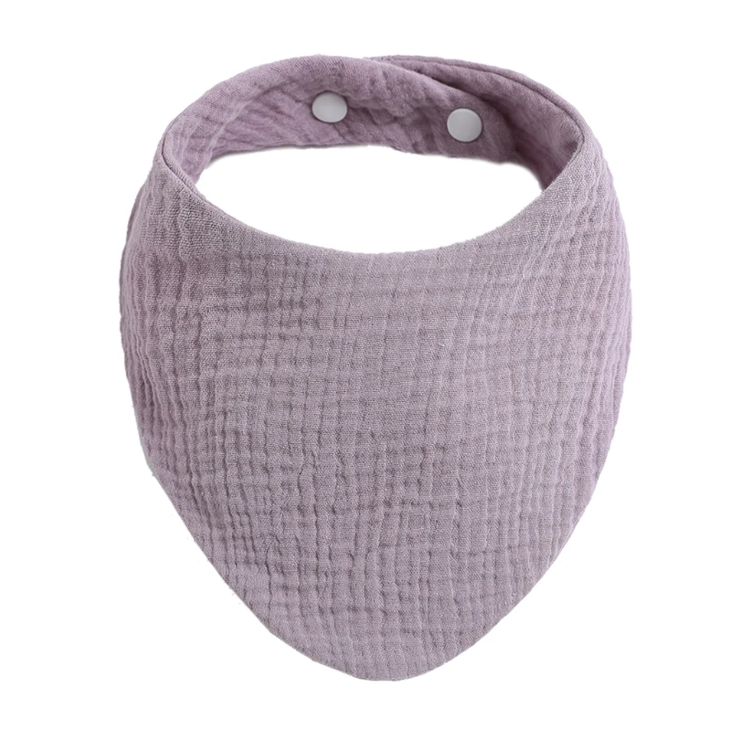Organic Cotton Muslin Baby Bandana Bib - Soft & Absorbent Scarf