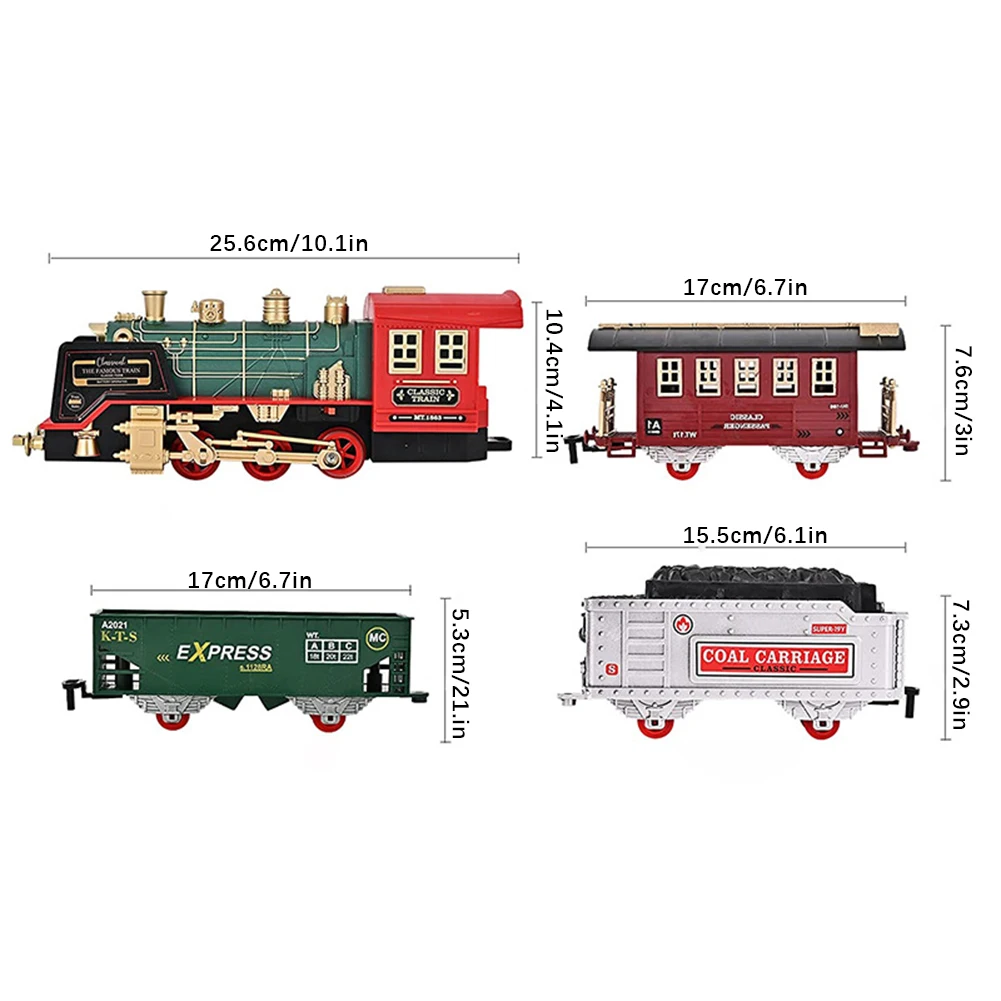 مجموعة قطارات التحكم عن بعد كلاسيكية عتيقة RC-قطار...