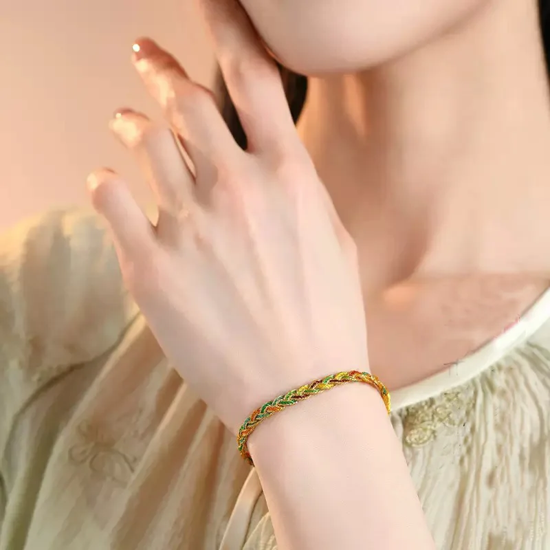 Handmade Chinese Style Thread Bracelet for Women