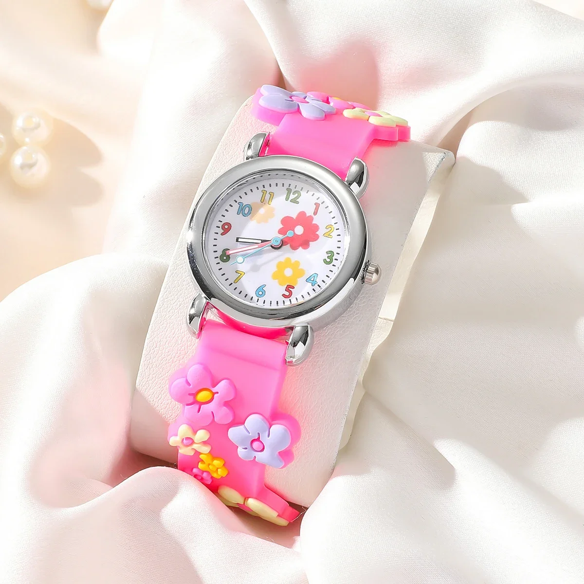 CHILDRENS Watch Quartz 3D Pattern Plastic Strap