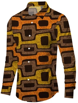 Spring/Summer Men's Fashion Casual Long Sleeve Shirt Comfortable New Style 2025 4