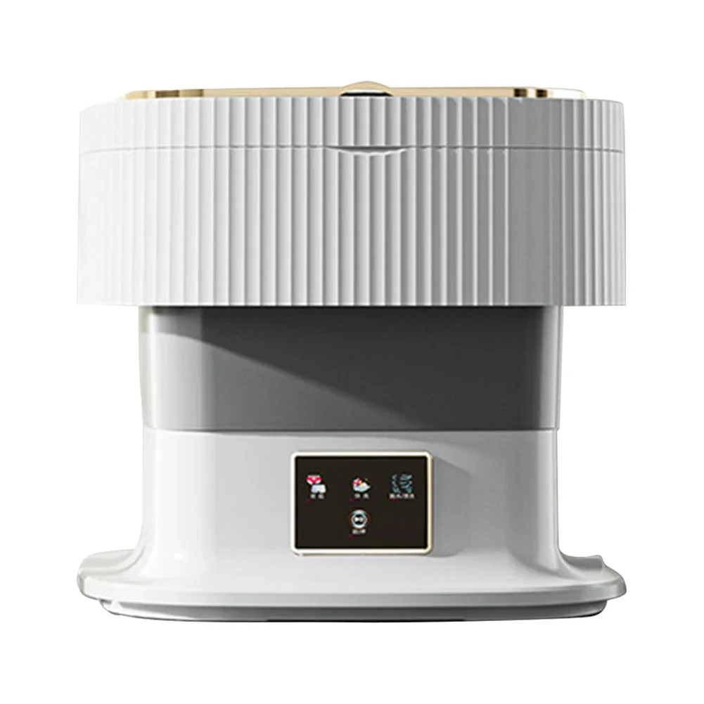 غسالة محمولة قابلة للطي مع مجفف دوار ، قابل للسحّ...