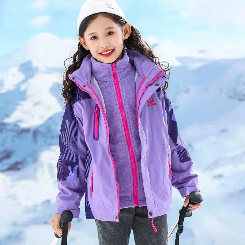 Kızlar kayak tulumu kış kalınlaşma spor ceket çocuk sıcak giyim bahar yeni  ceket TZ121| | - AliExpress