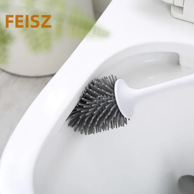 Feisz Gumi Fej Wc Kefe Puha Nem Csúszás Tisztító Fal Függő Padló Szuper Detrontamináció Fürdőszoba Szerszám - Image 2