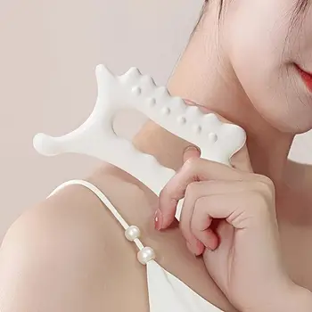 Strumento Gua Sha per Massaggio Viso e Corpo, Raschietto Manuale per Tutto il Corpo e il Viso, Raschietto per la Cura della Pelle, Regalo per la Cura Personale a Casa