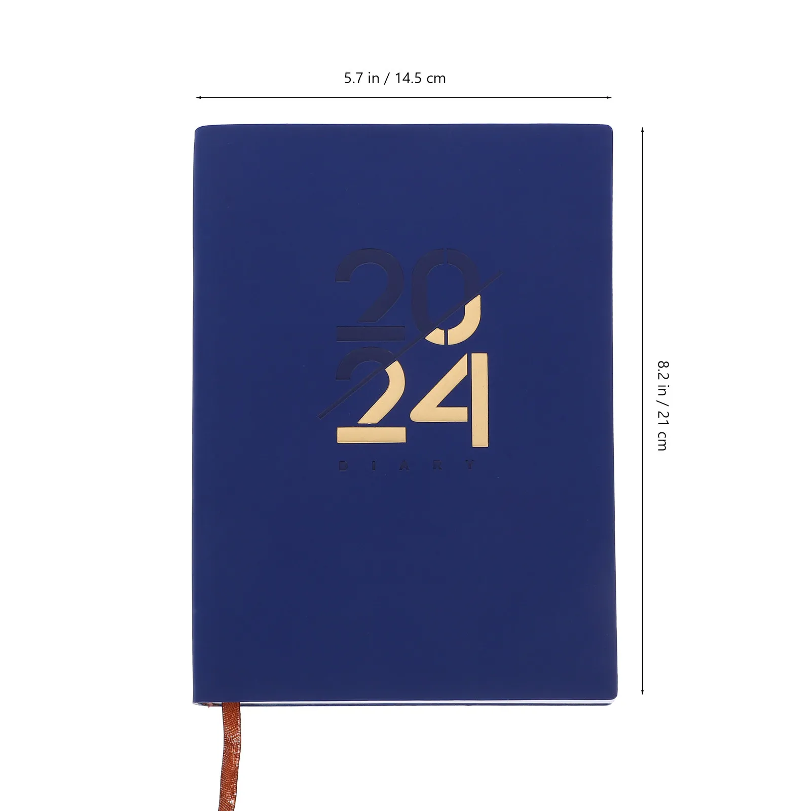 2024 플래너 노트패드 영어판 학생, 전문가, 교사를 위한 컴팩트하고 가벼운 일일 계획 노트