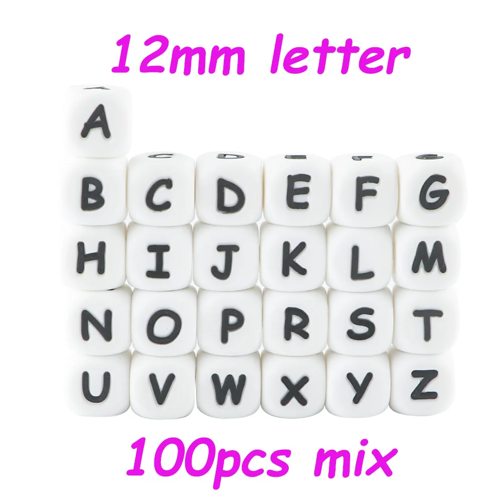 100pcs mix white