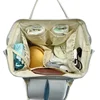 Baby Nappy Bag Mummy Bag Backpack Waterproof Storage Handbag Outdoor Travel Mommy Maternity Bag For Baby Stuff 2 Layer Gray 4