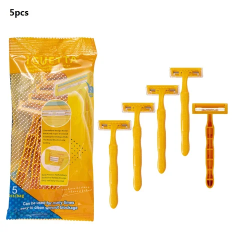 Travel Double Layer Blades Razors Shaving Convenient Hotels Carry Disposable Razors Skin Facial Manual Safe Shaver