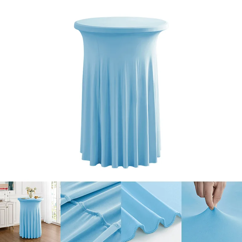 Lot De 2 Nappes Rondes Extensibles En élasthanne De 61 X 109 2 Cm Pour O 567572