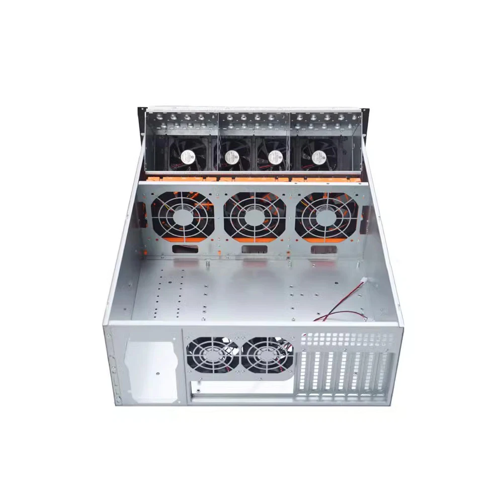 H4650 4U 15베이 랙마운트 서버 섀시 SGCC 스틸 4U 서버 케이스