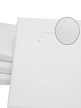 4pcs Stretched Canvas 8x10" – 100% Cotton, Blank Gesso-Primed for Painting 1