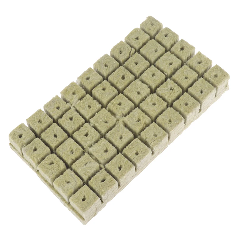 50Pcs 25x25x23mm Ventilative Hydroponic Grow Agricultural Media Cubes Mini Blocks Planting Soilless Cultivation Base