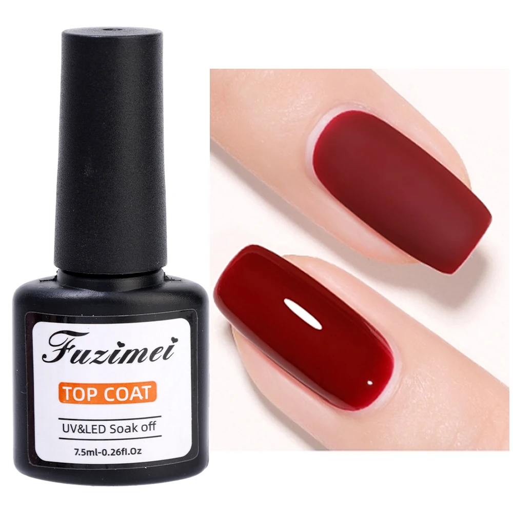 Gel Polish Base Top Coat UV Soak Off Semi Permanent Nail Varnish Nail Tools 7ml