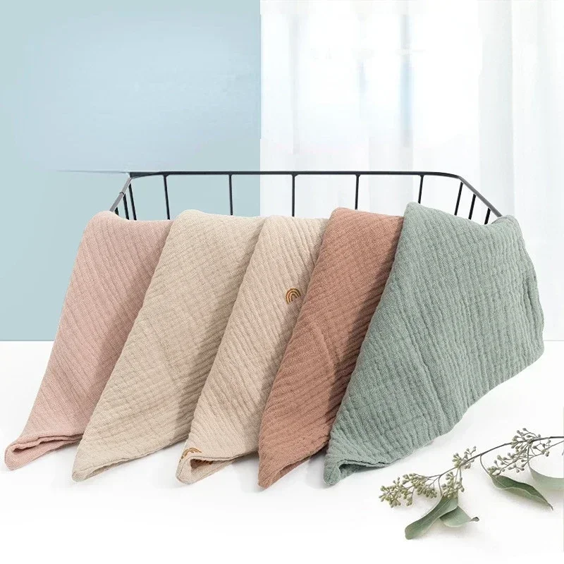 Baby Face Towel Gauze Washcloth 5 Pcs/set