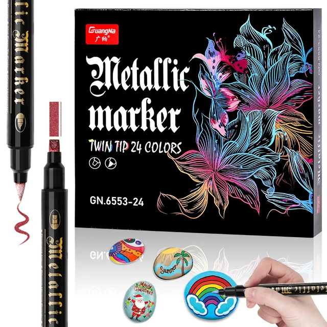 Brush Markers Acrylic Paint Markers  Acrylic Art Making Supplies -  12/24/36 Colors - Aliexpress