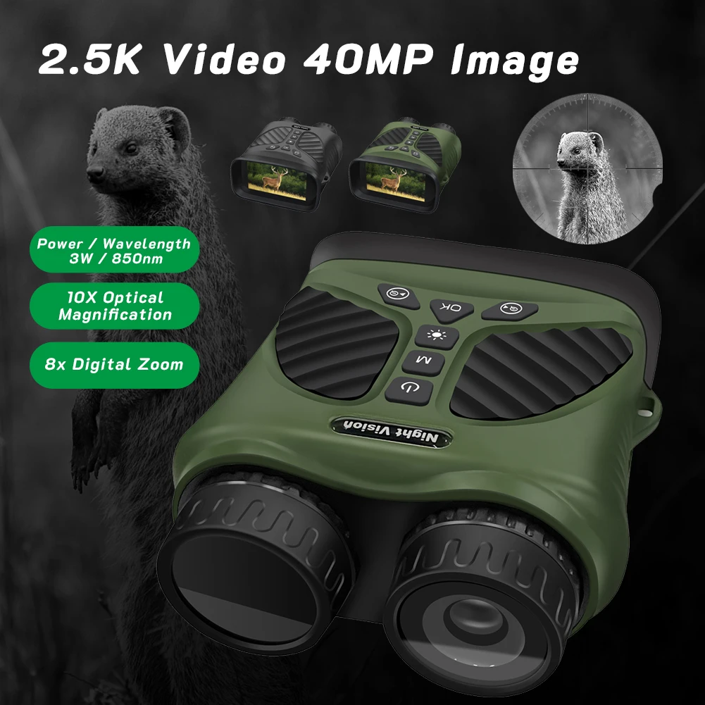 

Night Vision Binocular 1080P Infrared Digital Outdoor Portable Hunting BBQ Picnic Camping Carp Fishing Hiking Travel Telescope