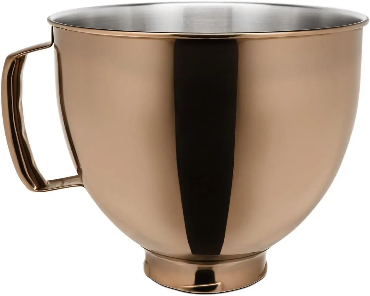 Glass Mixer Bowl for Kitchenaid 4.5-5QT Tilt-Head Stand Mixer, 5