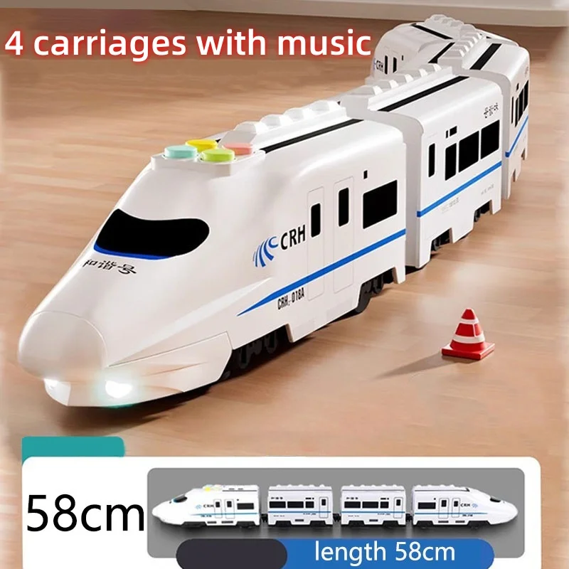 لعبة قطار كهربائي على شكل رصاصة، سيارة قاطرة تعمل...