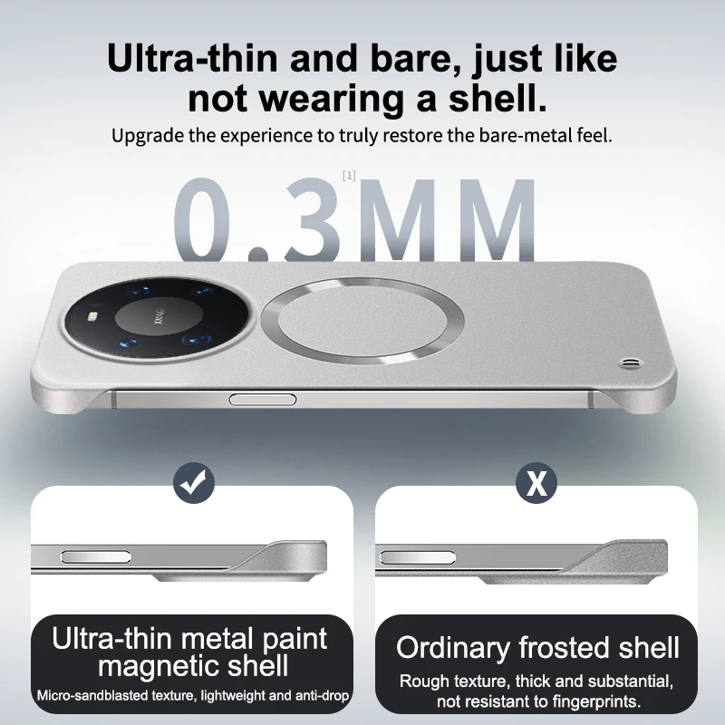 Magnetic Ultra Thin Frosted Matte Hard Cover Protective Case