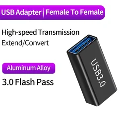 Enhanced USB 3.0 Right Angle Extension Adapter - Male to Female Upward Elbow, 10Gbps Speed (AM - AM ZT 11)