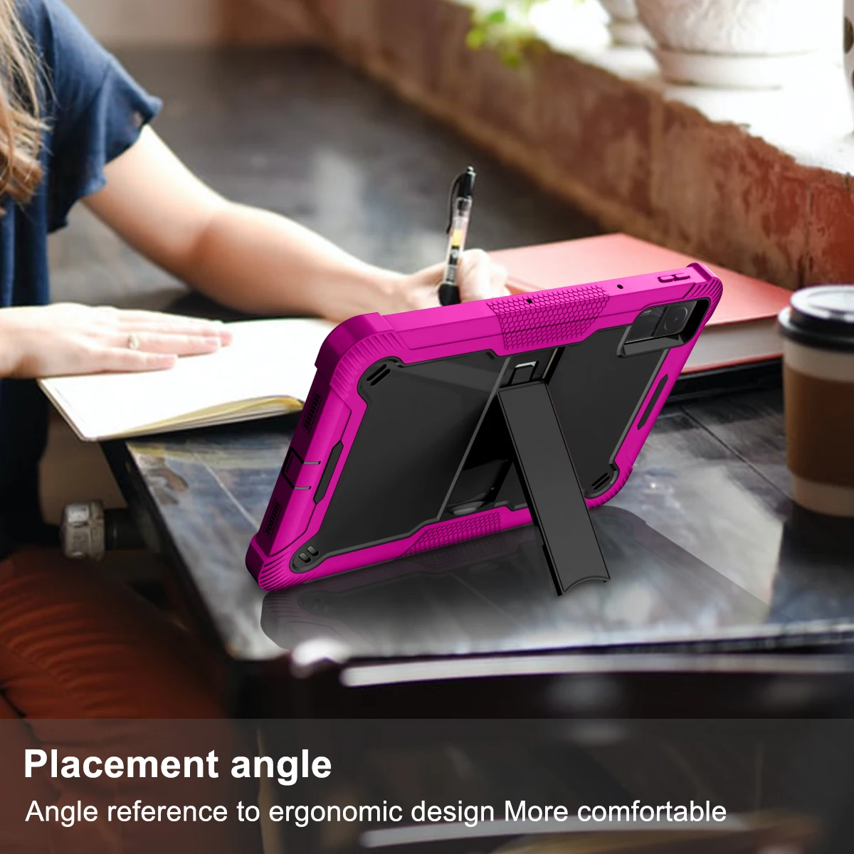 Durable Armor Case with Kickstand & 3-Layer Protection