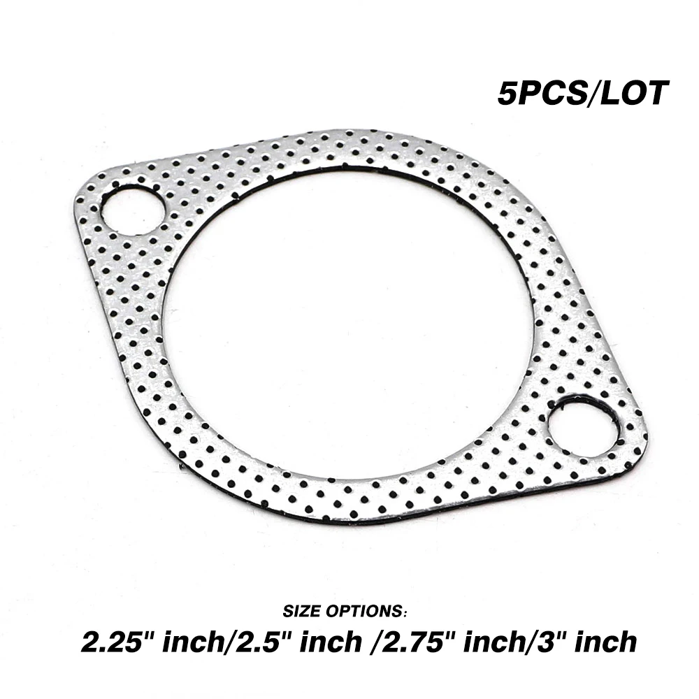 Stainless Steel Exhaust Gasket 5pcs/lot 3'' Inch 79mm Exhaust Pipe Gasket To Muffler