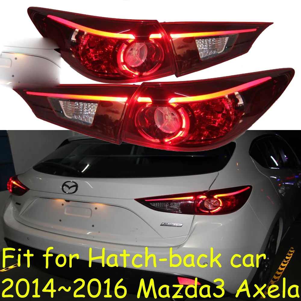

Car bupmer tail light for mazda3 axela taillight LED 2014~2016y hatch-back car accessories DRL fog for mazda3 rear light
