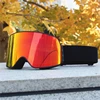 Big Frame Ski Snowboard Goggles Women Men Skiing Eyewear Mask UV400 Snow Protection Over Glasses Adult Double Anti-Fog 1