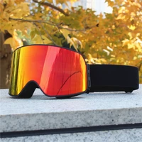 Big Frame Ski Snowboard Goggles Women Men Skiing Eyewear Mask UV400 Snow Protection Over Glasses Adult Double Anti-Fog 1