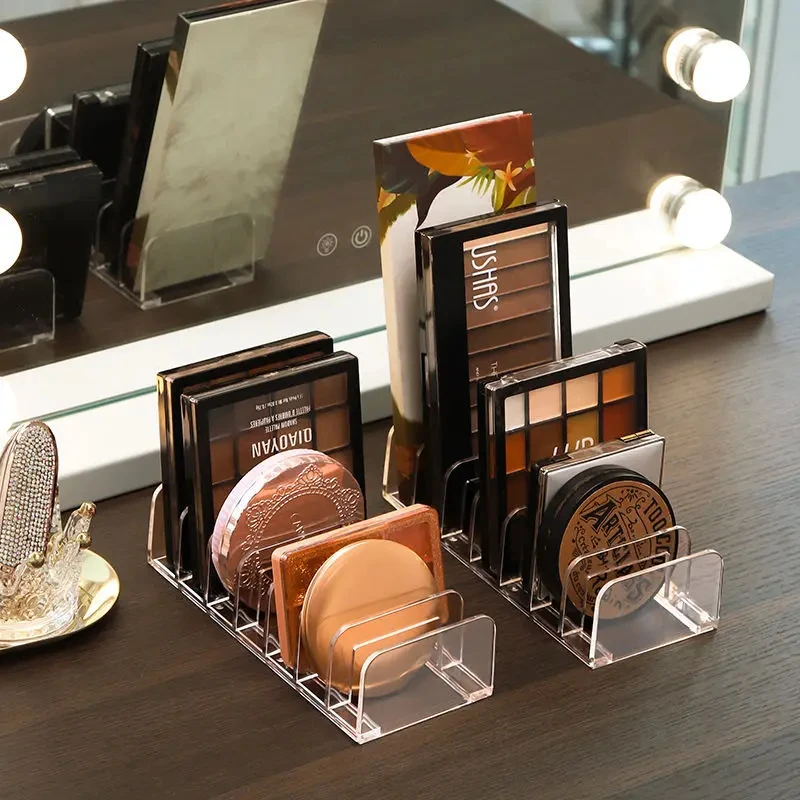 Palette Organizer Eyepowder Storage Tray Cosmetics Rack Makeup Tools Compartment Holder For Women Makeup Organizer 6