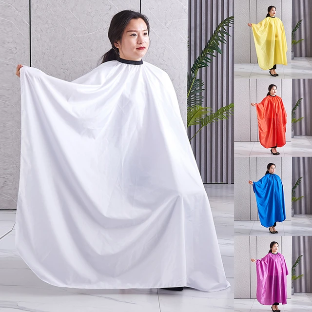 Blue Barber Shop Cape Gown For Barbers Hair Dressers Gown Cape