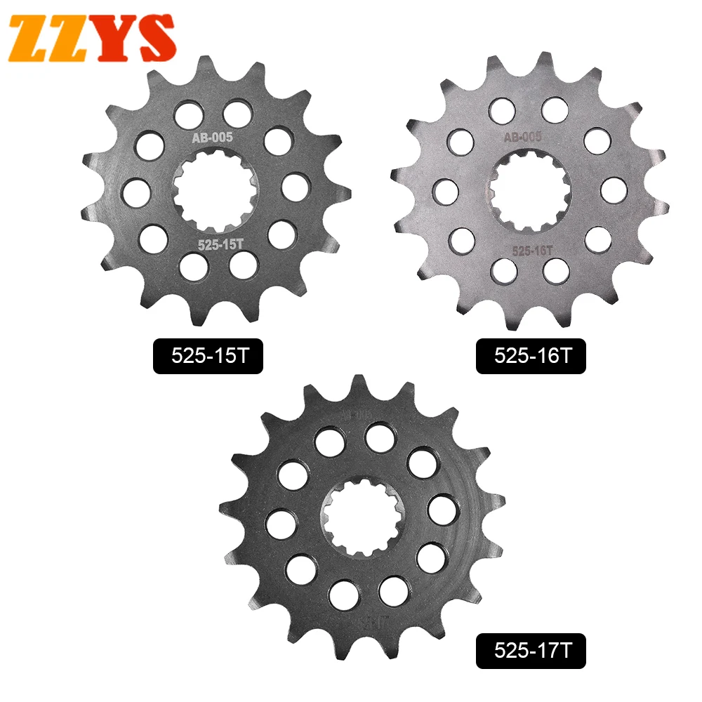 

1pc 525 15T 16T 17T Tooth Front Sprocket Gear Wheel Cam Pinion For Suzuki DL1000 V-Strom XT SE ABS 2019 DL 1000 VStrom XT 2018