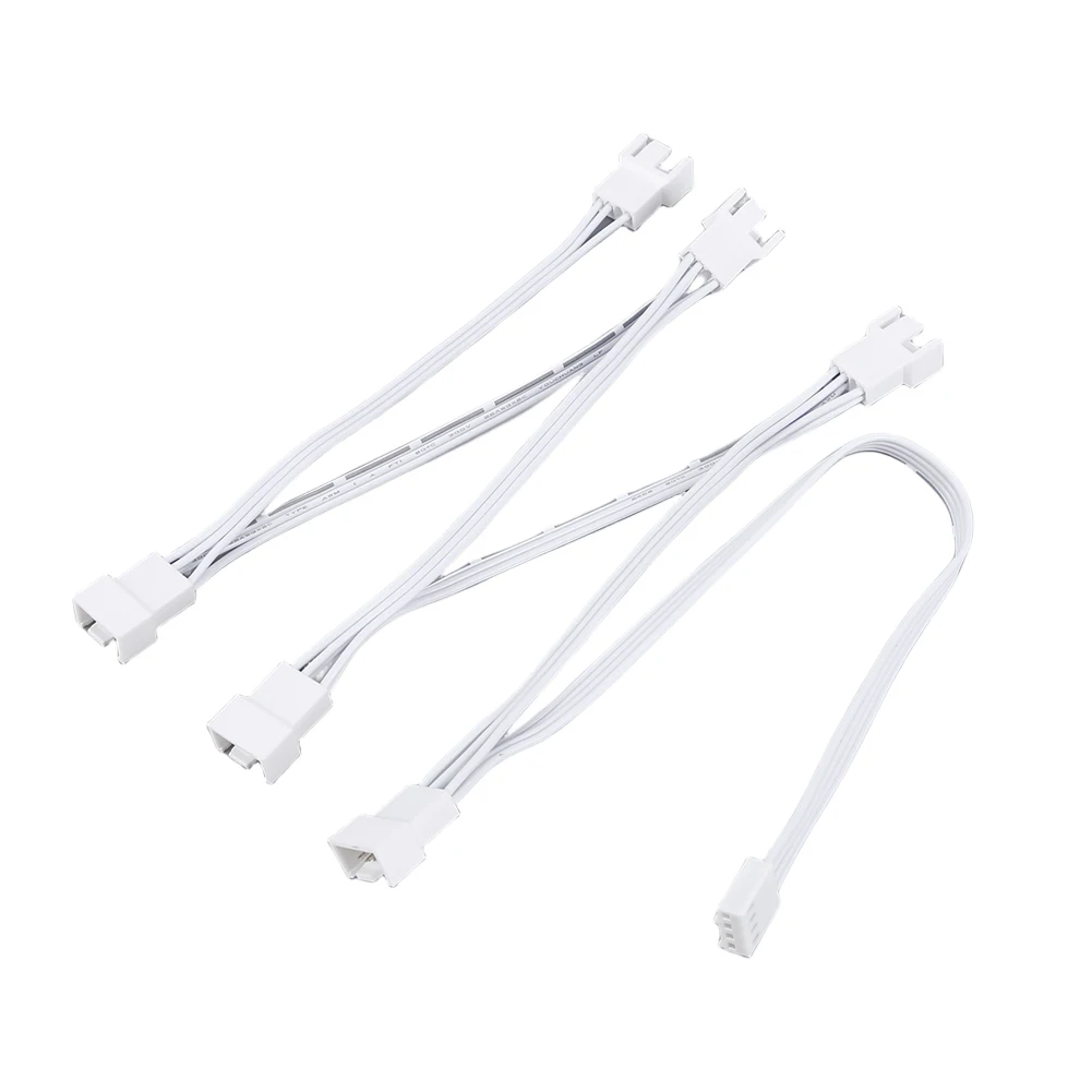 Portable PWM Adapter Cable 5/6 Ways Extension Cable Connector Female To Male PVC Insulation Material for Computer CPU