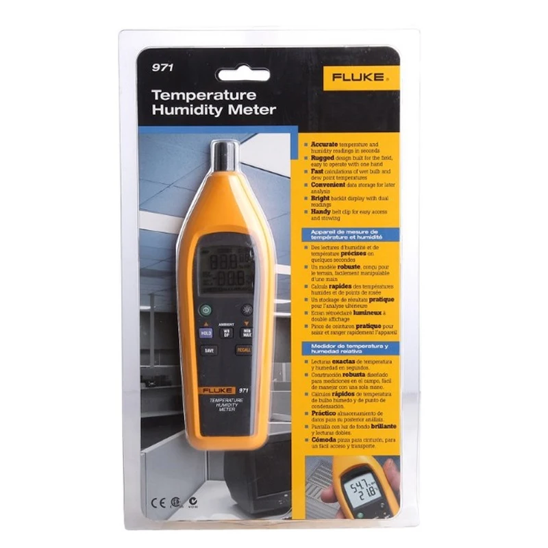 Fluke 971 Dual Display Temperature Humidity Meter