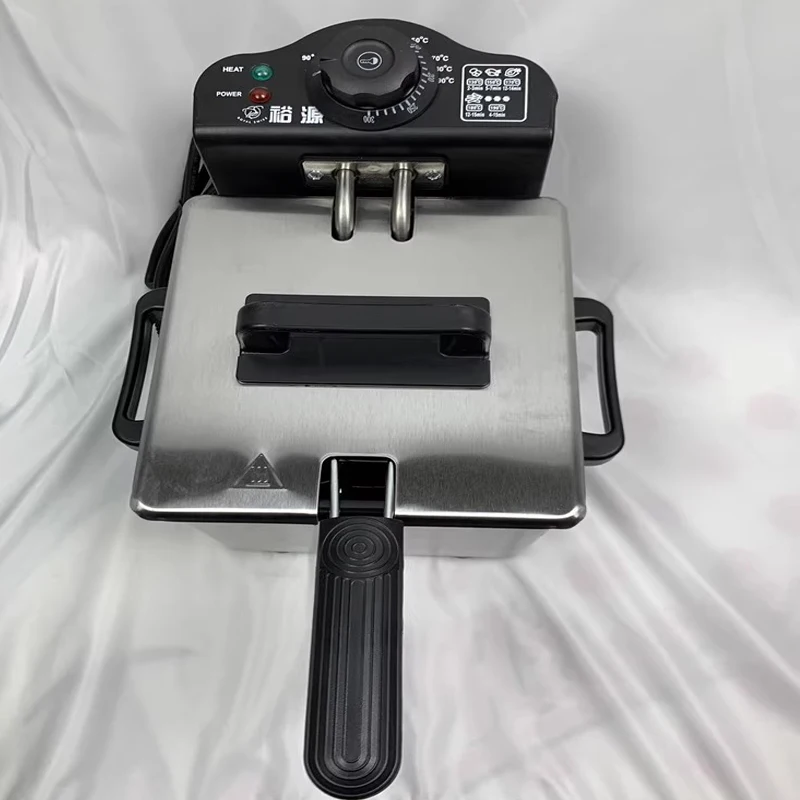 220V electric fryer, 3L French fries, oil hot pot, fried chicken grill, adjustable constant temperature oven