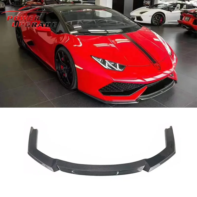 

Vorstein Style Front Car Bumper Lip Carbon Fiber For Lamborghini Huracan LP610 LP600 LP580 Chin Lip Spoiler Lips Body Kit