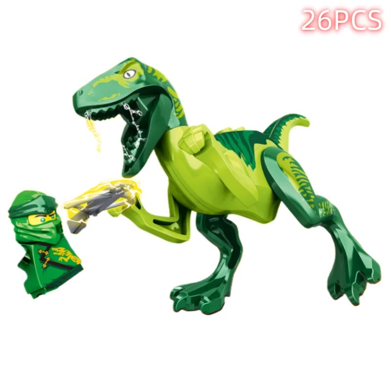 Dinosaur War Machine Action Figure Building Blocks Toy Set