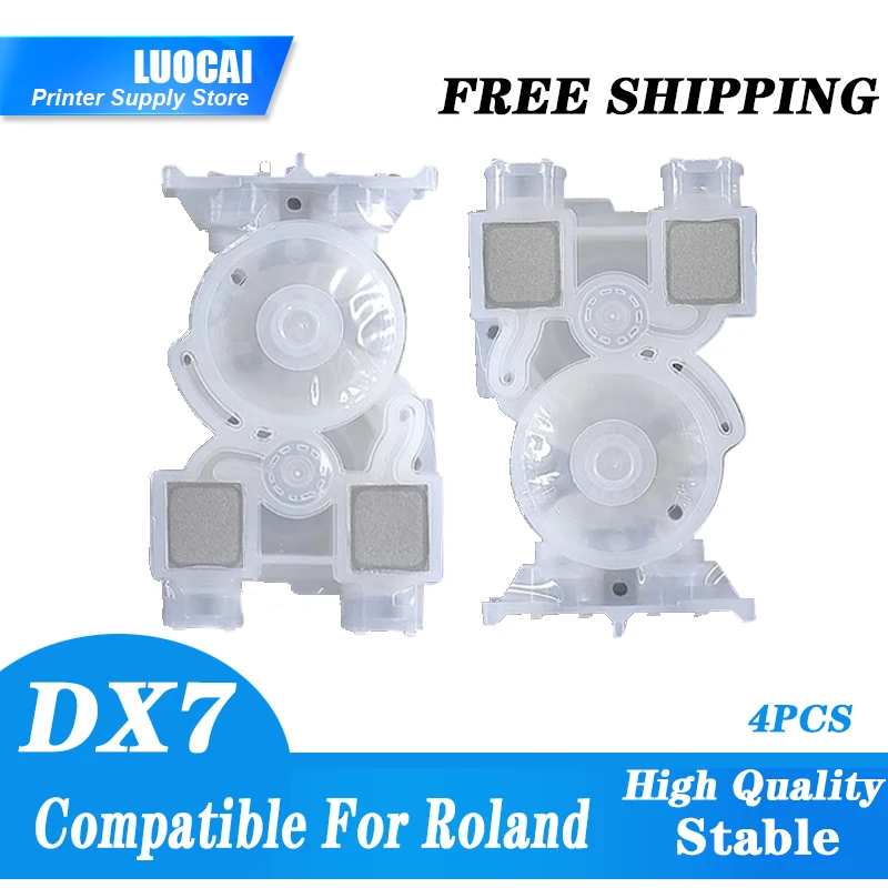 4Pcs Dx7 Ink Damper Dumper Filter Per Roland Ra640 Rf640 Vs540 Fh740 Re640 Vs640 Vs420 Vs300 Mutoh Eco Solvent Plotter Printer