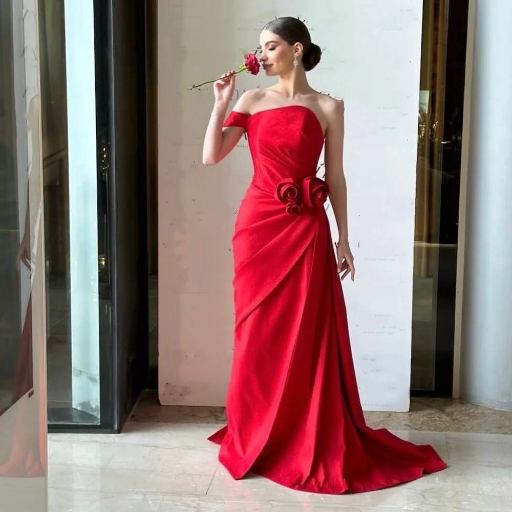 

Jiayigong Sparkle Prom Satin Flower Quinceanera A-line One-shoulder Bespoke Occasion Gown Long Dresses