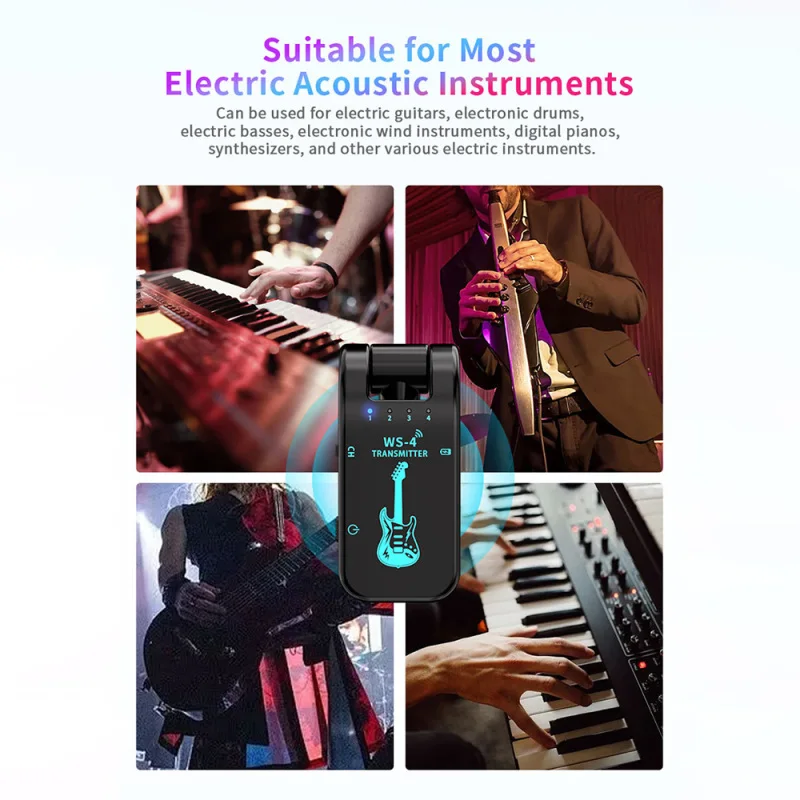 Enhanced Wireless Guitar Audio Transmitter Receiver System