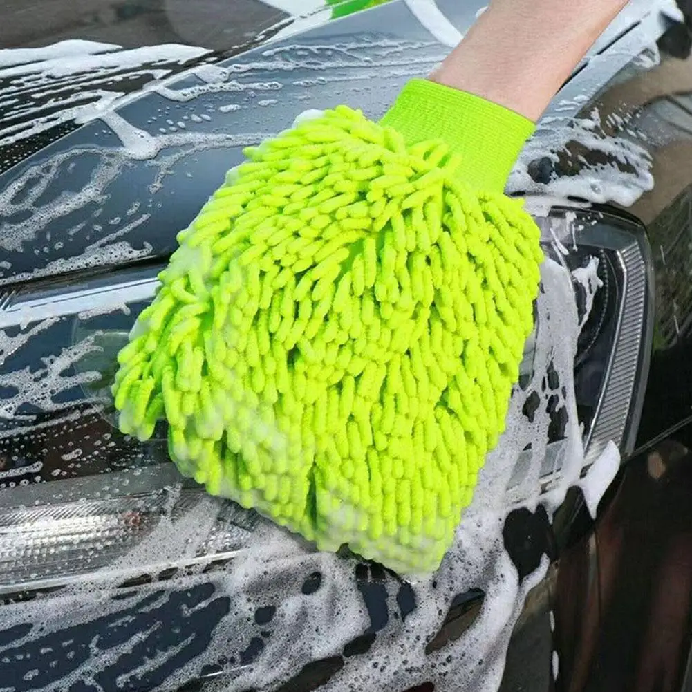 

Car Wash Gloves Washing Wiper Car Cleaning Towel Random Wash Gloves No Scratch For Car Wash And Cleaning Auto Cleaning Tool F2X0