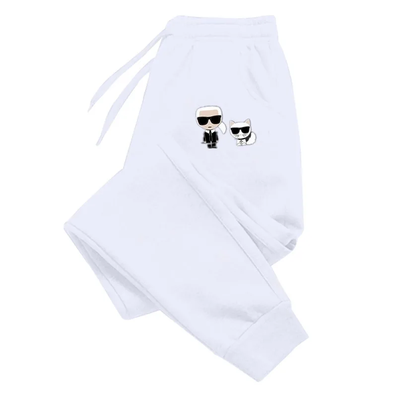 Autumn and Winter Women's Casual Pants Fashion Printed Sports Pants Jogging Yoga Pants Comfortable Home Pants Street Clothing