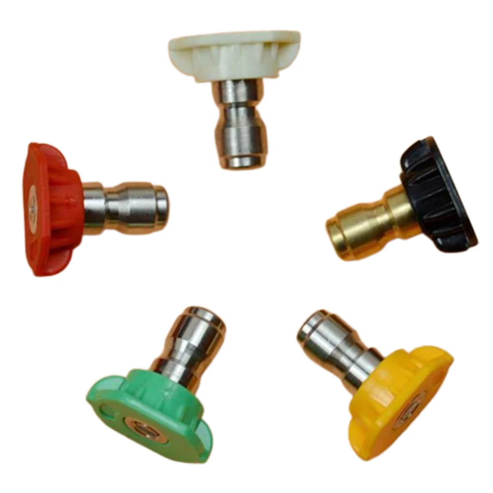5pcs Car Washing Nozzles Quick Connector High Pressure Washer Spray