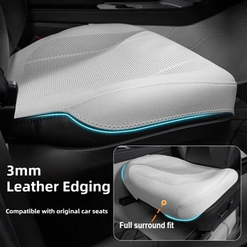 Nuovo coprisedile per auto aggiornato Cuscino estivo fresco Ventilazione Coprisedile universale per quattro stagioni Cuscino comfort completo incluso