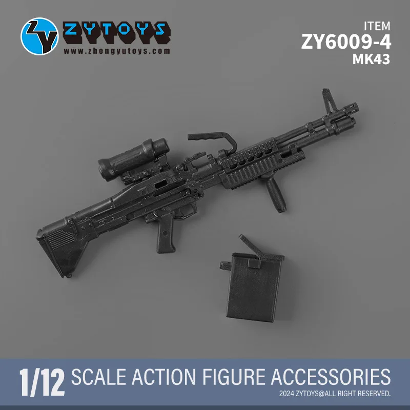 ZYTOYS ZY6009 1/12 Male Soldier Weapon 98K AK74 MK43 BREN