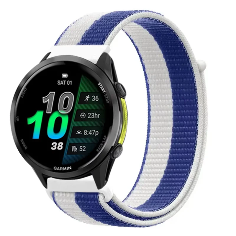 Patriotic Nylon Flag Style Wristband, 22mm/20mm Strap
