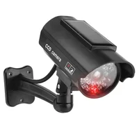 Eleopard fausse caméra Solart factice étanche sécurité CCTV caméra de Surveillance avec lumière Led rouge clignotante extérieure intérieure 6