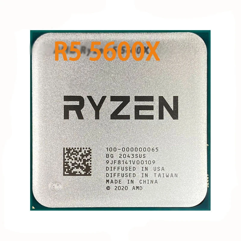 Ryzen 5 5600X R5 5600X 3.7 Ghz Processore Cpu A Sei Core A Dodici Thread 7Nm 65W L3 = 32M 100-000000065 Socket Am4